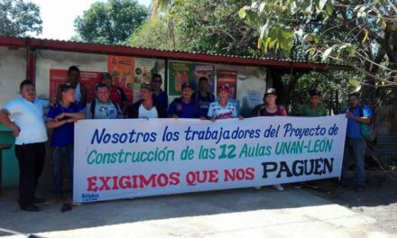 “UNAN-León no tiene ningún compromiso con obreros de la construcción”