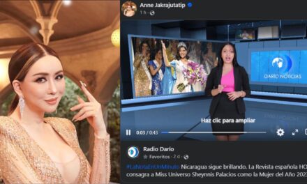 Dueña de Miss Universo destaca información de DaríoMedios sobre Sheynnis Palacios