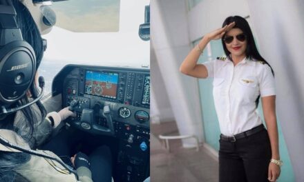 Anielka Espino una piloto nica que busca cumplir su sueño de crear su empresa de viajes