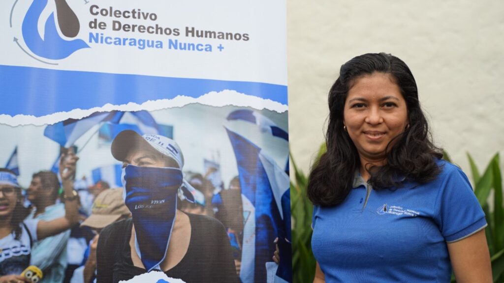Abogada Wendy Flores recibirá homenaje por abogar de derechos de las víctimas de Ortega. Foto: Darío Medios / Colectivo de Derechos Humanos