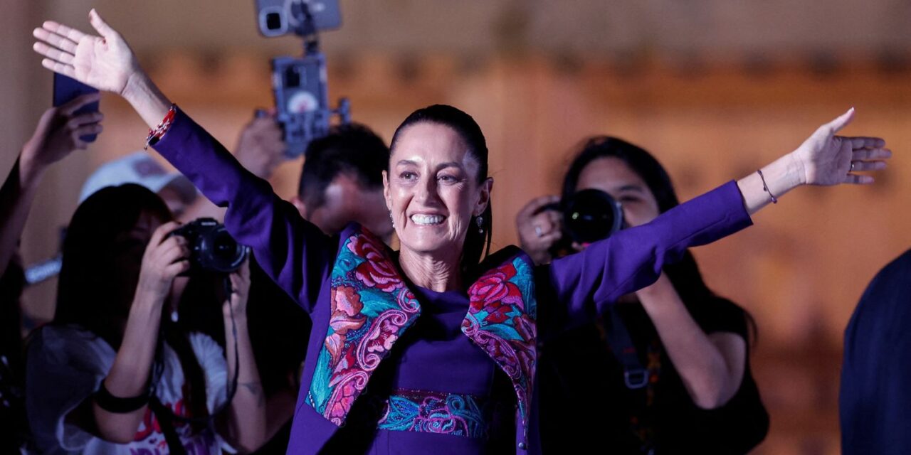 Claudia Sheinbaum hace historia al ser electa como la primera presidenta de México