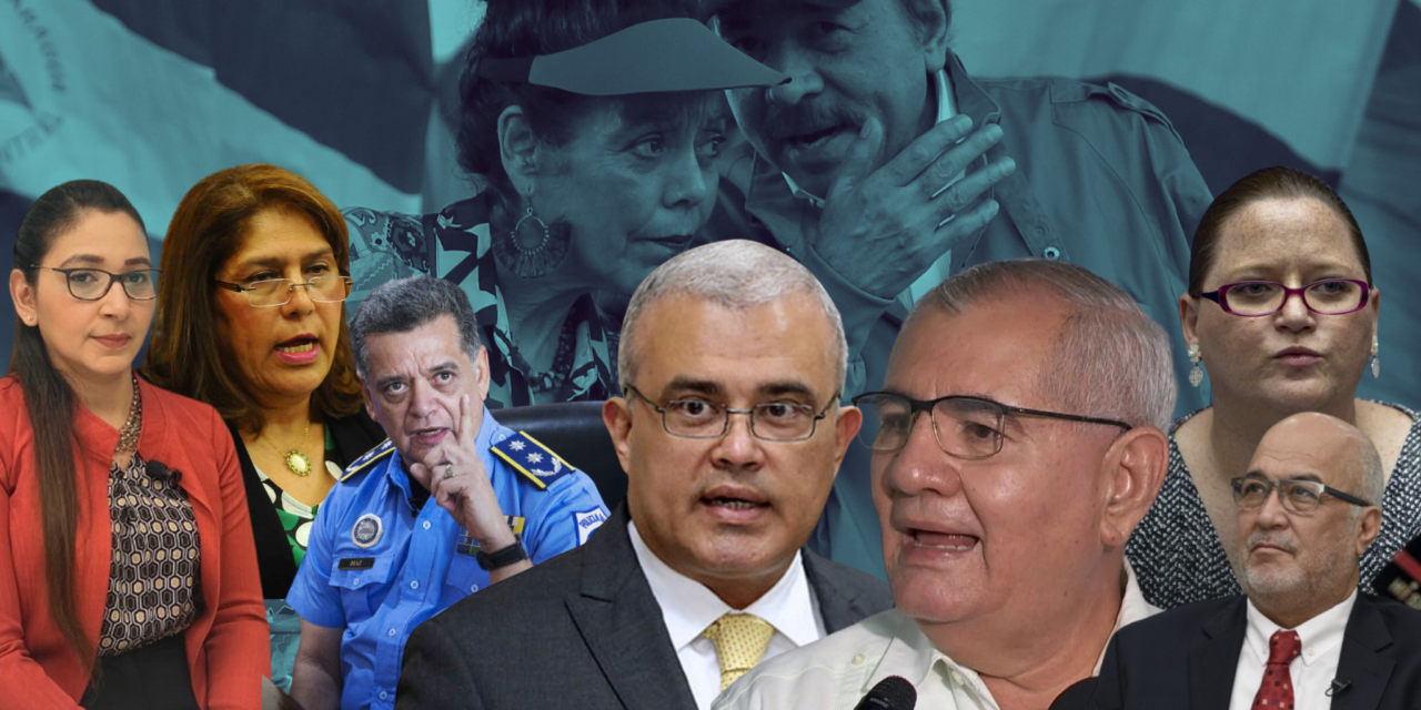 Funcionarios sancionados por corrupción e injusticia en el corazón del nuevo Consejo Presidencial contra el crimen organizado en Nicaragua