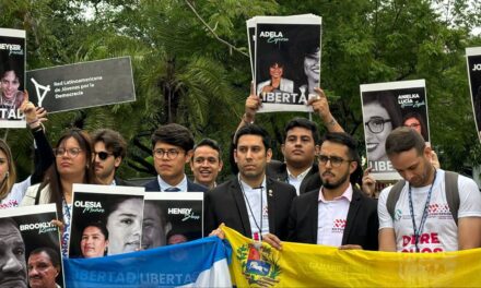 Jóvenes opositores nicaragüenses exigen acciones urgentes a la OEA