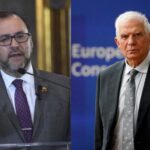 canciller venezolano Yván Gil- Josep Borrell representante de la Unión Europea